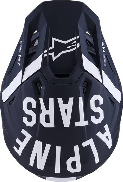 ALPINESTARS SM7 Helmet - Dasher - Matte Black/White - 2XL 8302226-1121-XXL