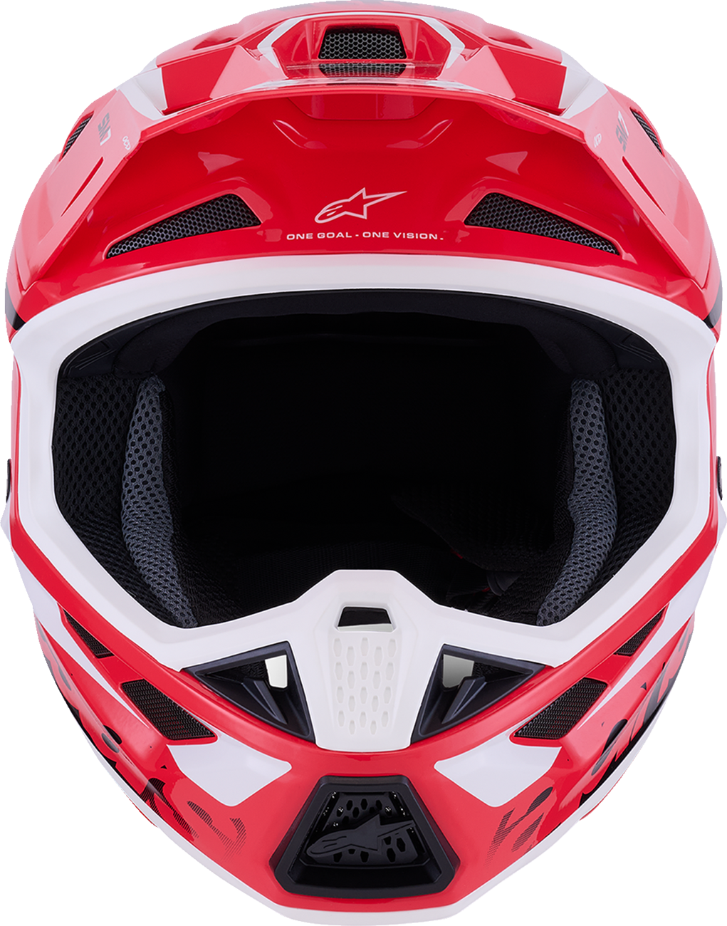 ALPINESTARS SM7 Helmet - Deed - Gloss Red/Black/White - Small 8302426-3139-S