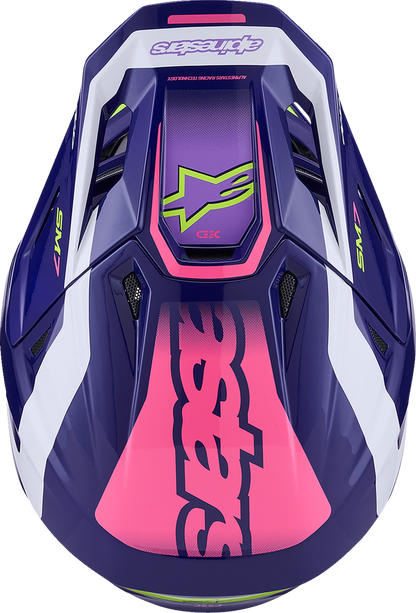 ALPINESTARS SM7 Helmet - Deed - Gloss Purple/Pink - Small 8302426-3142-S