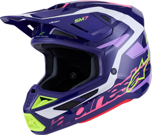ALPINESTARS SM7 Helmet - Deed - Gloss Purple/Pink - Large 8302426-3142-L