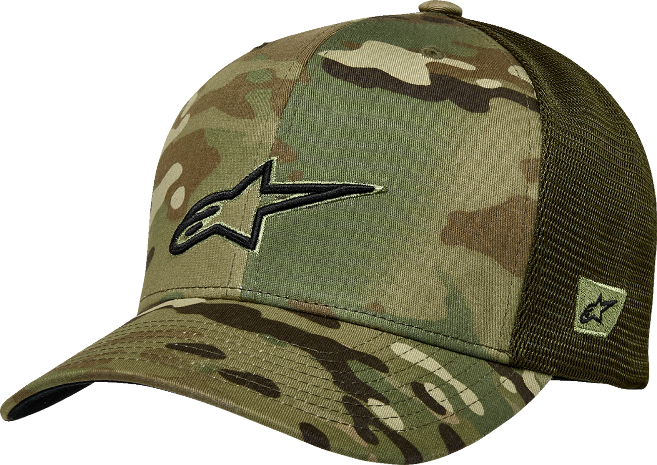 ALPINESTARS Recon Trucker Hat - Camo Green 1235-81470-6061-OS