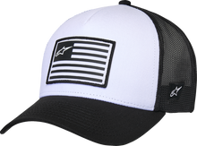 ALPINESTARS Flag Snapback Hat - White/Black 1211-81013-2010-OS