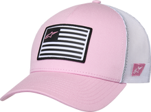 ALPINESTARS Flag Snapback Hat - Pink/White 1211-81013-3139-OS