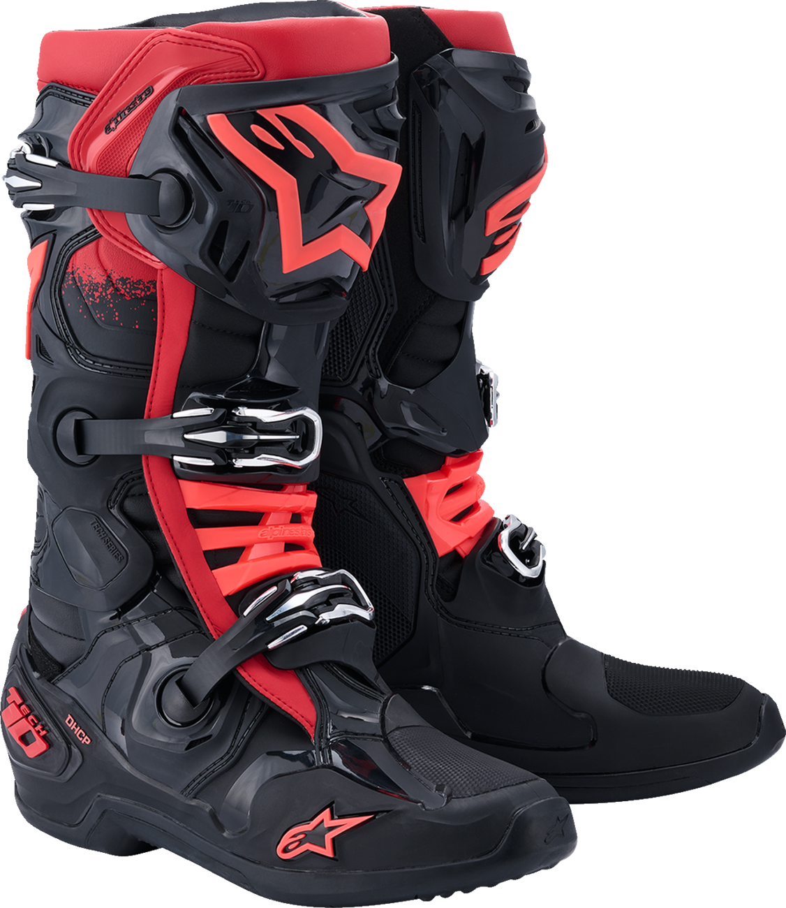 ALPINESTARS Tech 10 Boots - Black/Red - US 12 / EU 47 2010020-13-12