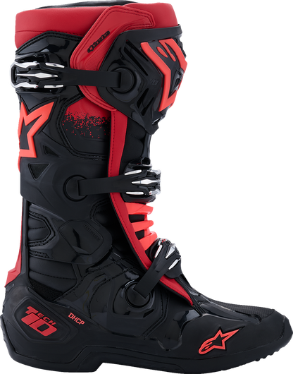 ALPINESTARS Tech 10 Boots - Black/Red - US 11 / EU 45.5 2010020-13-11