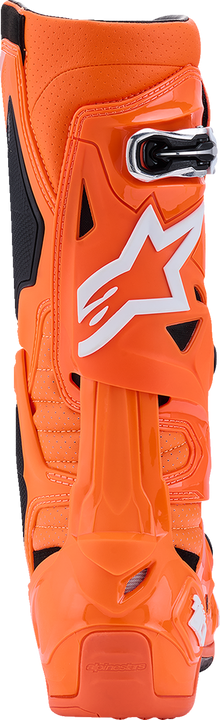ALPINESTARS Tech 10 Supervented Boots - Fluorescent Orange/Black/White - US 11 / EU 45.5 2010520-4512-11