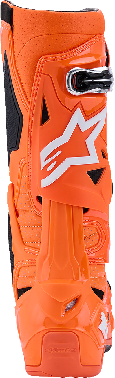 ALPINESTARS Tech 10 Supervented Boots - Fluorescent Orange/Black/White - US 13 / EU 48 2010520-4512-13