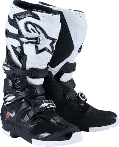ALPINESTARS Tech 7 Enduro Boots - Black/White - US 11 2010426-12-11
