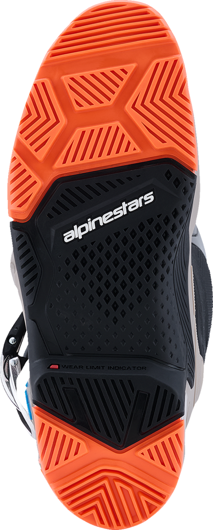 ALPINESTARS Tech 7 Enduro Boots - Black/Warm Gray/Fluorescent Orange - US 10 2010426-1562-10