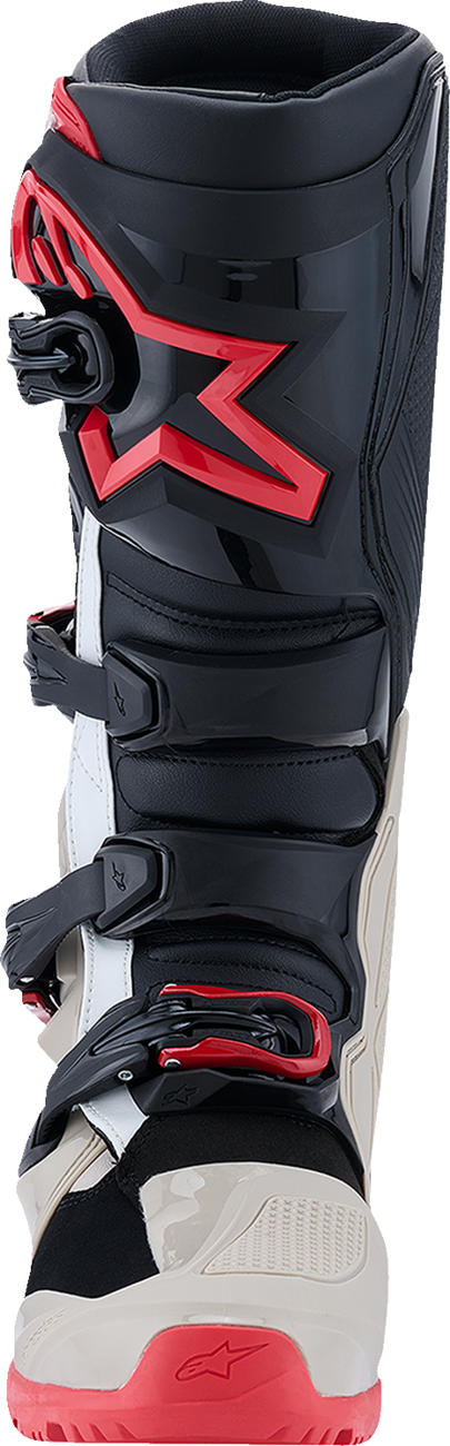 ALPINESTARS Tech 7 Enduro Boots - Black/Light Gray/Bright Red - US 7 2010426-1903-7