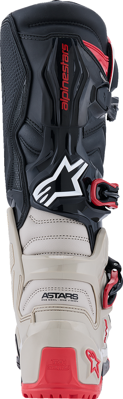 ALPINESTARS Tech 7 Enduro Boots - Black/Light Gray/Bright Red - US 9 2010426-1903-9