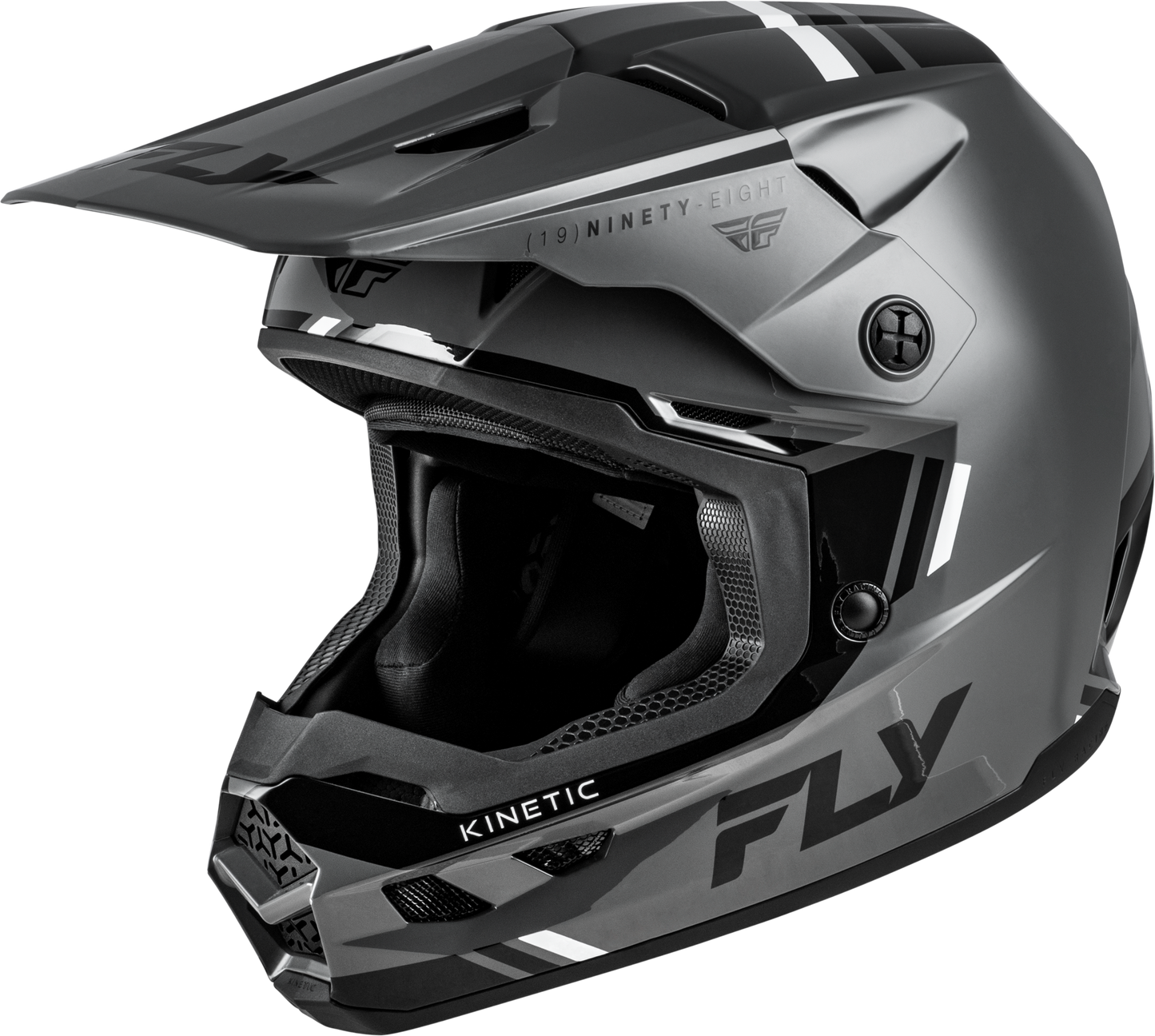 Kinetic Verdict Helmet Grey/Black/White Xl