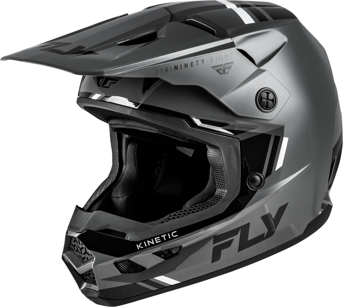Kinetic Verdict Helmet Grey/Black/White Sm