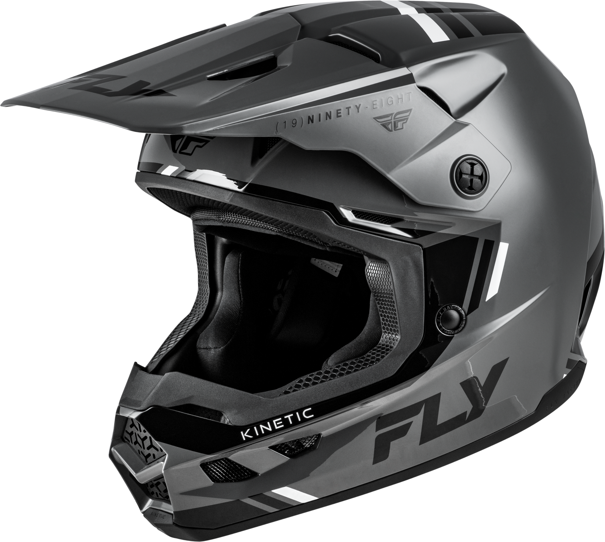 Kinetic Verdict Helmet Grey/Black/White Sm