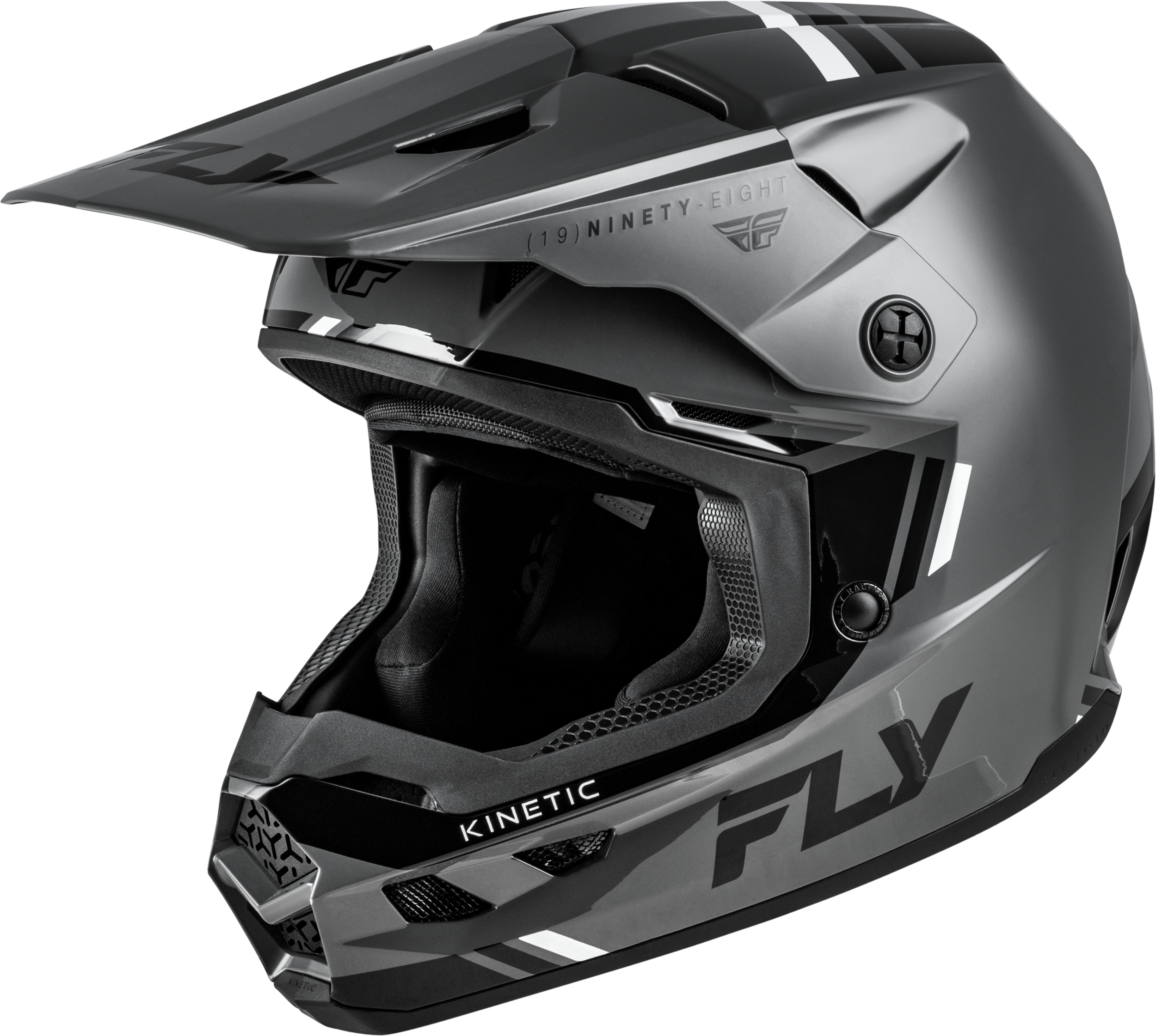 Kinetic Verdict Helmet Grey/Black/White Sm