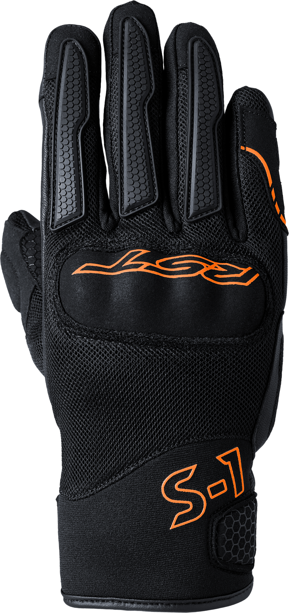 S1 Mesh Ce Glove Black/Neon Orange 2xl