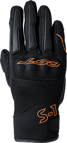 S1 Mesh Ce Glove Black/Neon Orange Xl