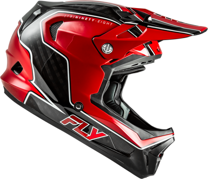 Werx R Flow Carbon Helmet Black Carbon/Red Xl