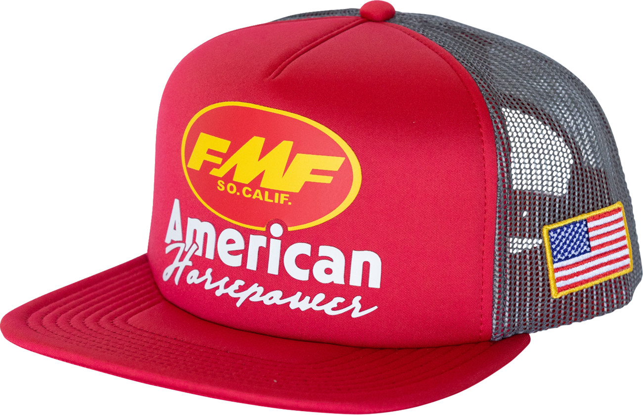 FMF Pony Power Trucker Hat - Red HO25196902RED