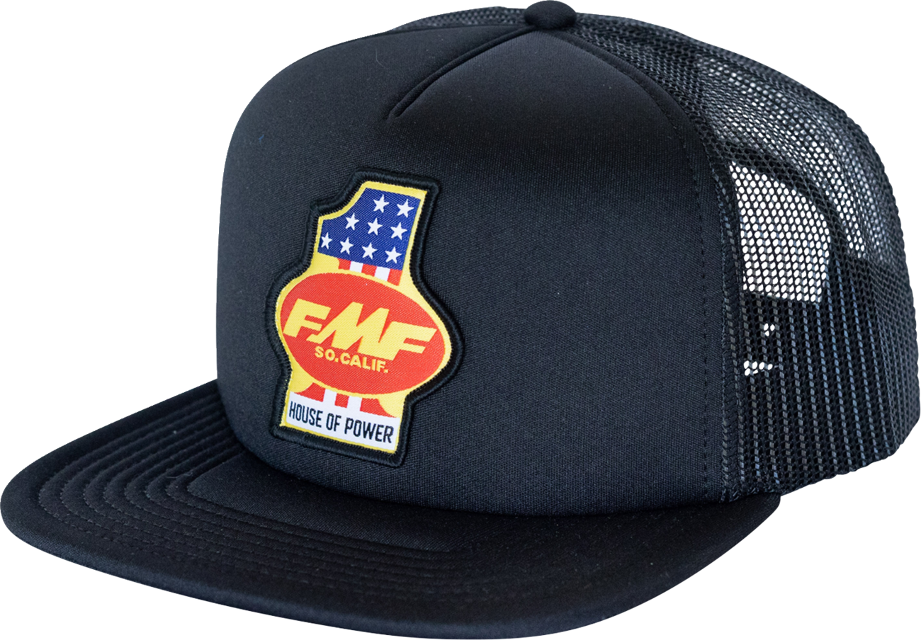 FMF Power House Trucker Hat - Black HO25196907BLK