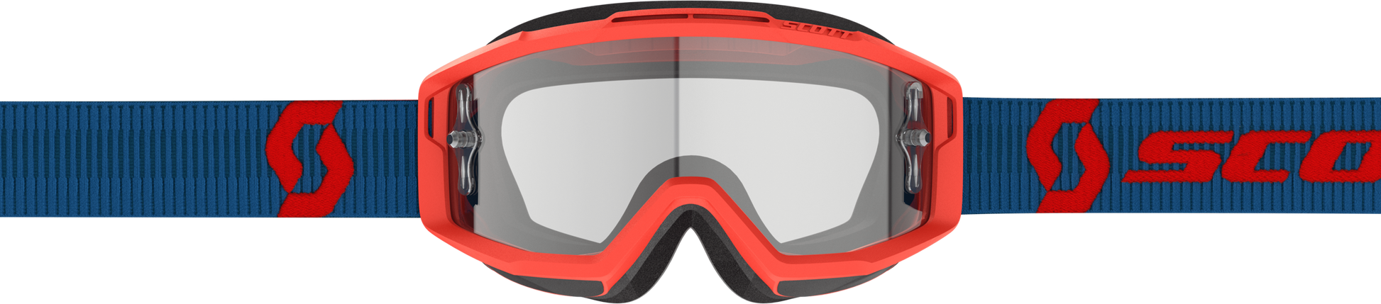 Split Otg Goggle Drk Blue/Neon Rd Clear Works