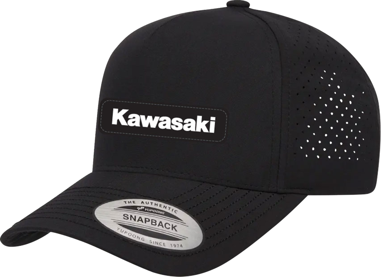 FACTORY EFFEX Kawasaki Performance Snapback Hat - Black 29-86102