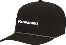 FACTORY EFFEX Kawasaki Explorer Braided Snapback Hat - Black/Green 29-86106