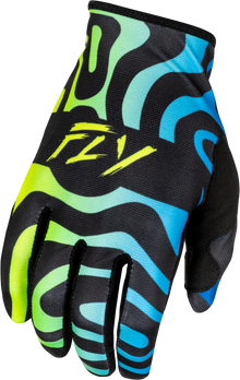 Youth Lite Zen Gloves Black/Blue/Hi Vis Ym