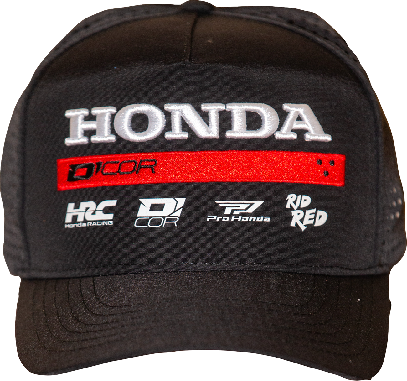 D'COR VISUALS Honda Factory2 Hat - Black 70-157-1