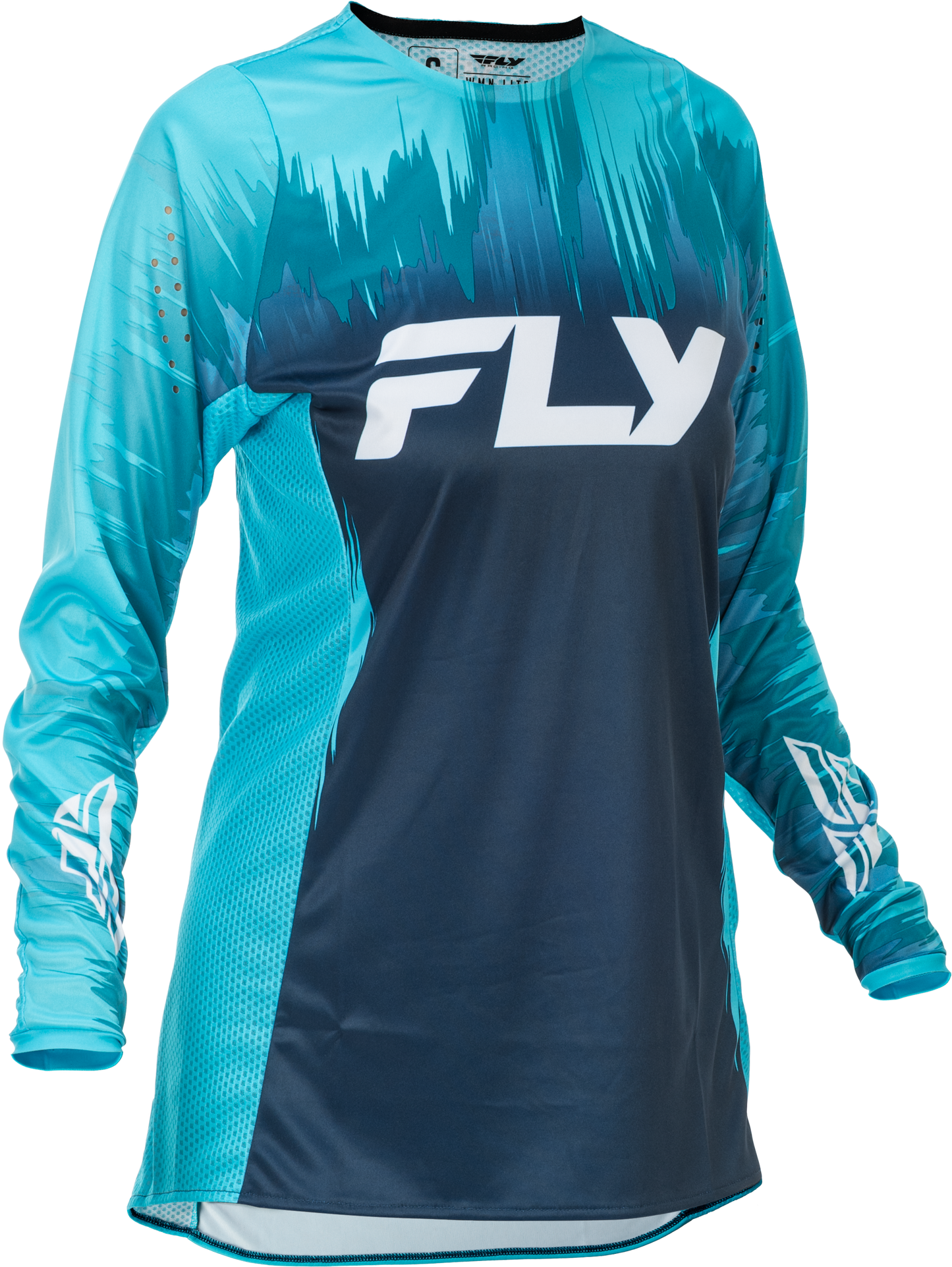 Women's Lite Jersey Aqua/Navy/White Lg