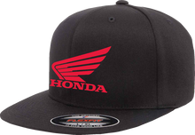 FACTORY EFFEX Honda Big Wing Hat - Black - Large/XL 29-86316