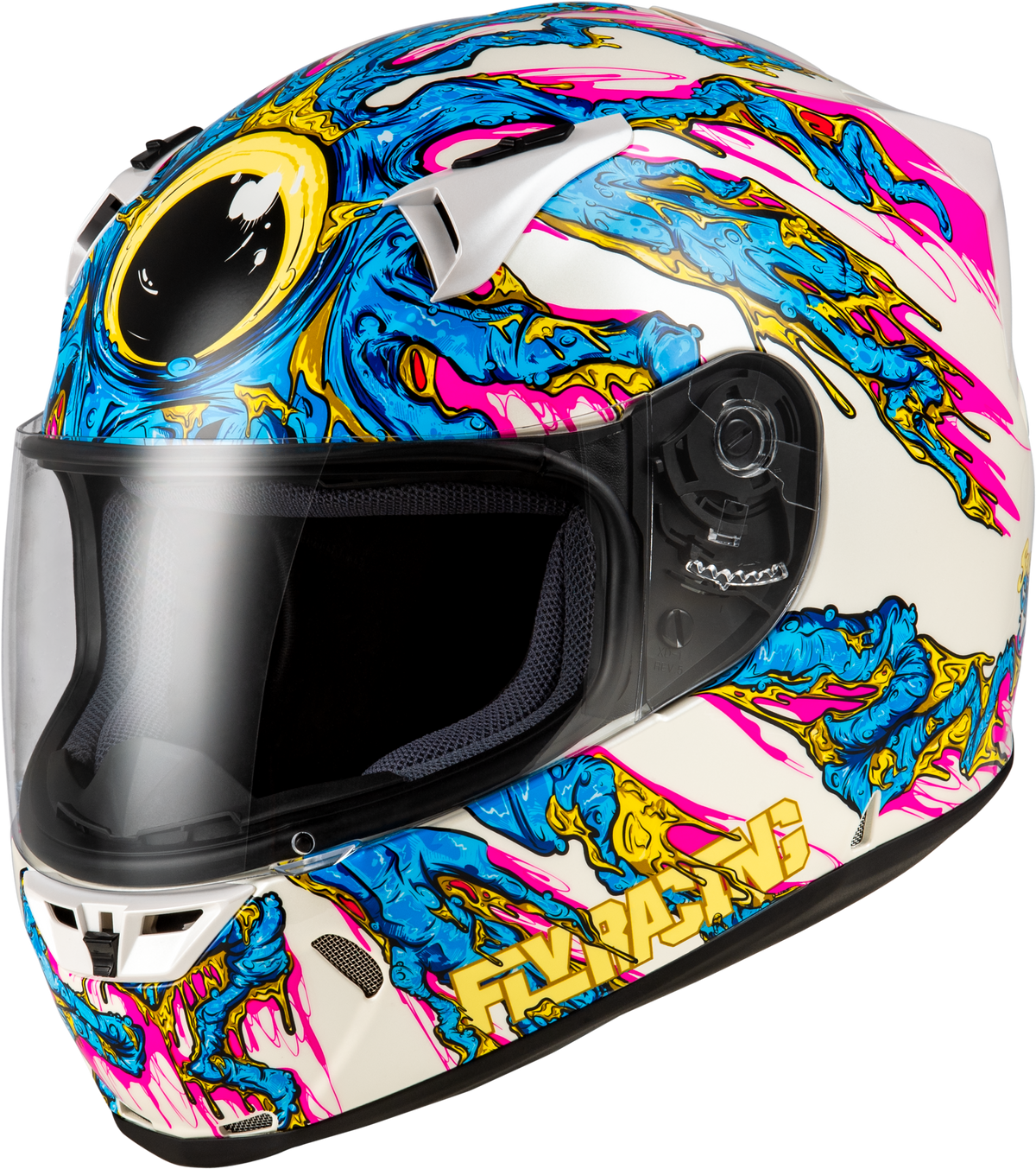 Revolt Space Creep Helmet Light Blue/White/Pink Lg