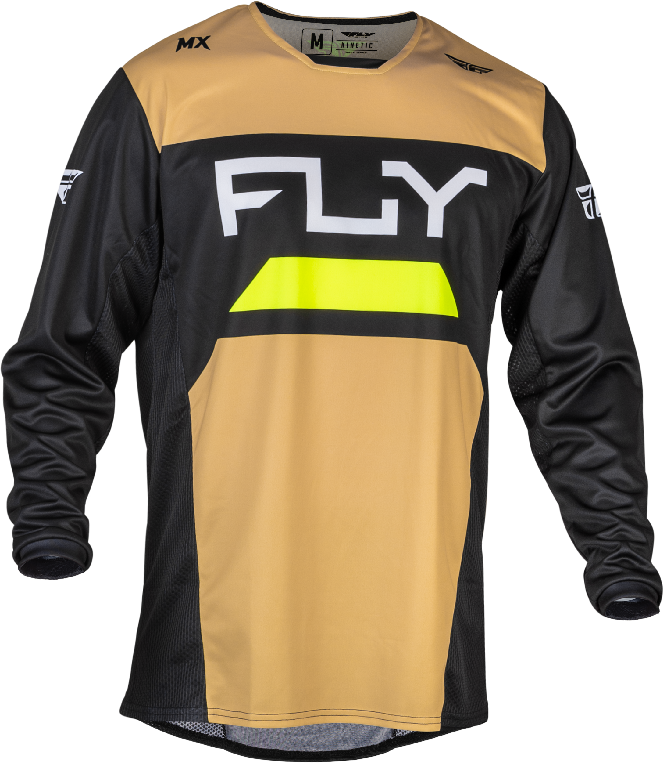 Kinetic Reload Jersey Khaki/Black/Hi Vis Sm
