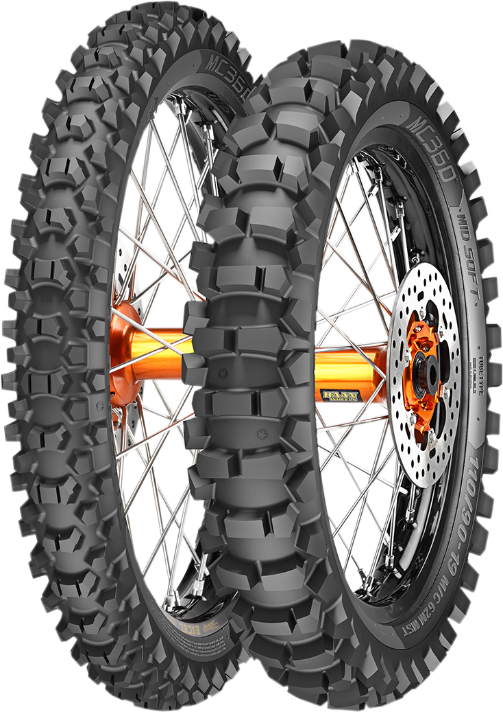 METZELER Tire - MC360™ Mid-Soft - Rear - 110/100-18 - 64M 2762400
