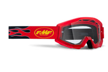 Powercore Youth Goggle Flame Red Clear Lens