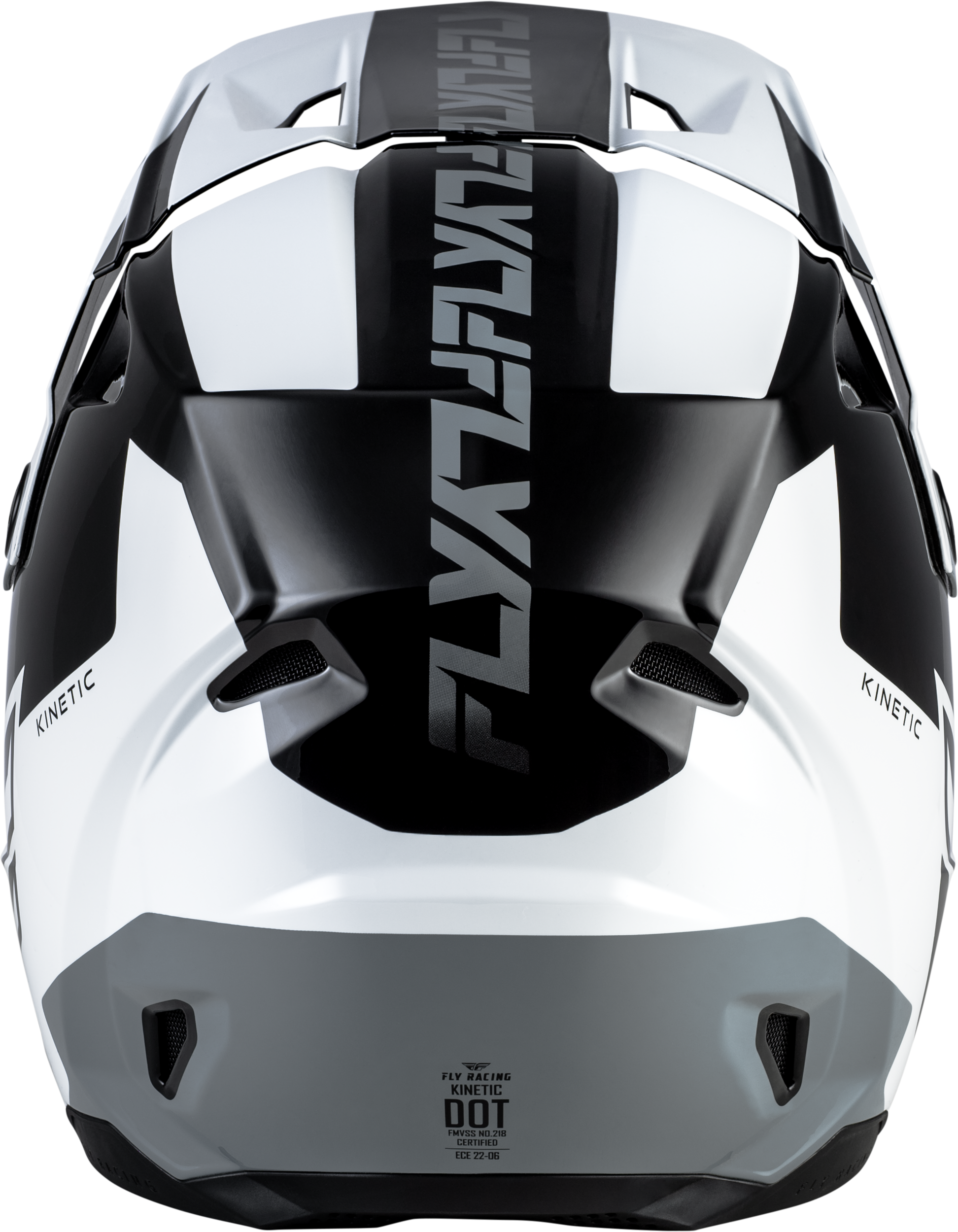 Kinetic Crest Helmet Black/White/Grey Sm