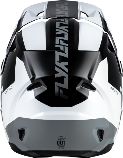 Kinetic Crest Helmet Black/White/Grey Sm