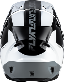 Kinetic Crest Helmet Black/White/Grey Md