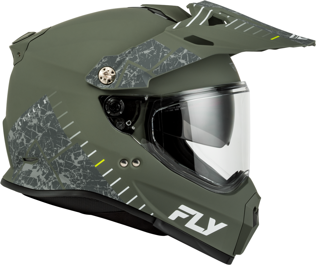 Fly Trekker Granite Helmet Matte Sage/Grey Xl