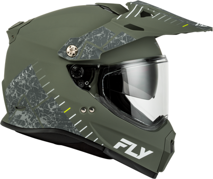 Fly Trekker Granite Helmet Matte Sage/Grey Md