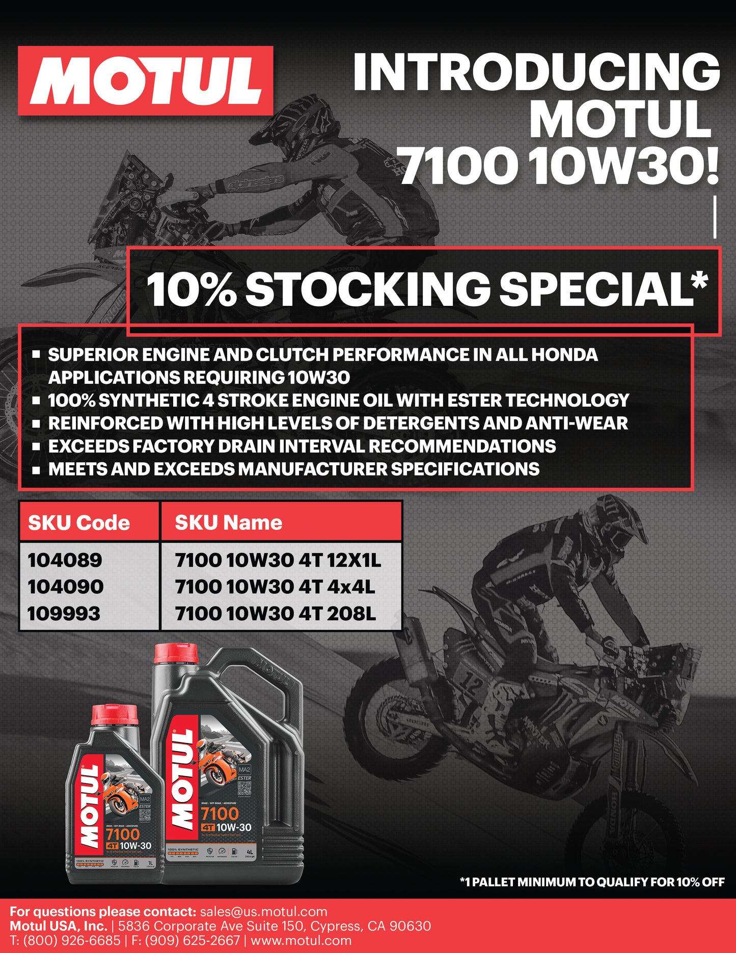 7100 Oil 4t 10w30 1l 12/Case
