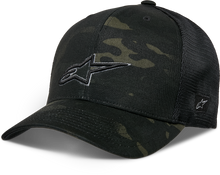 Recon Camo Trucker Hat Black Camo