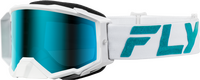 Zone Elite Goggle Wht/Teal Smoke Lens
