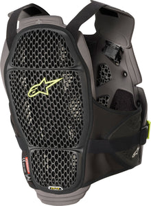 A 4 Max Chest Protector Blk/Anth/Fluo Ylw Xl/2x