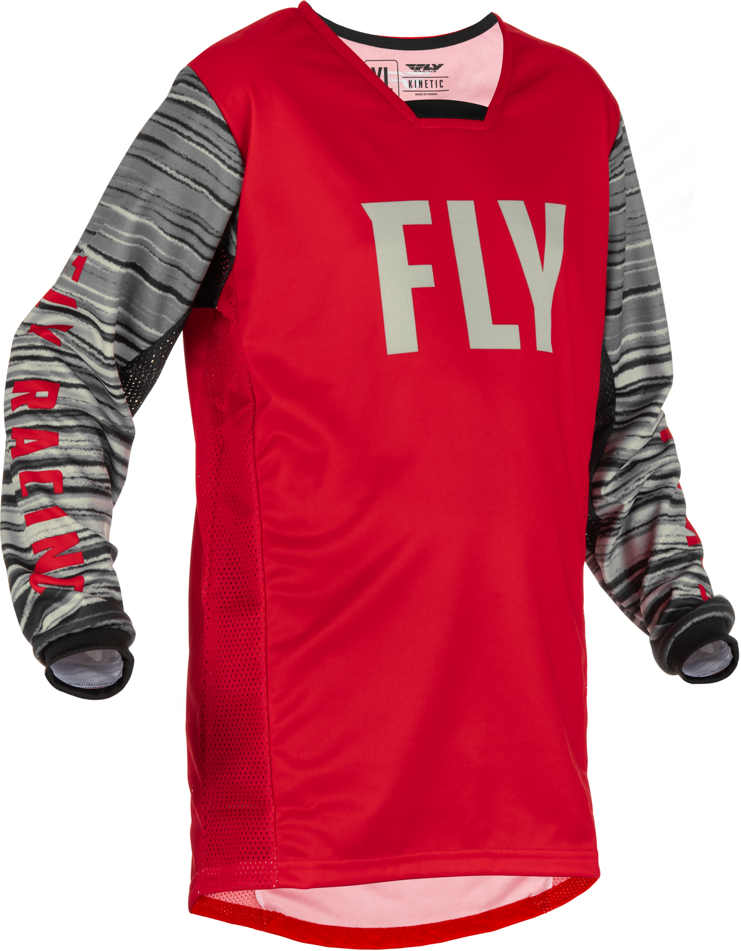 Youth Kinetic Wave Jersey Red/Grey Ym