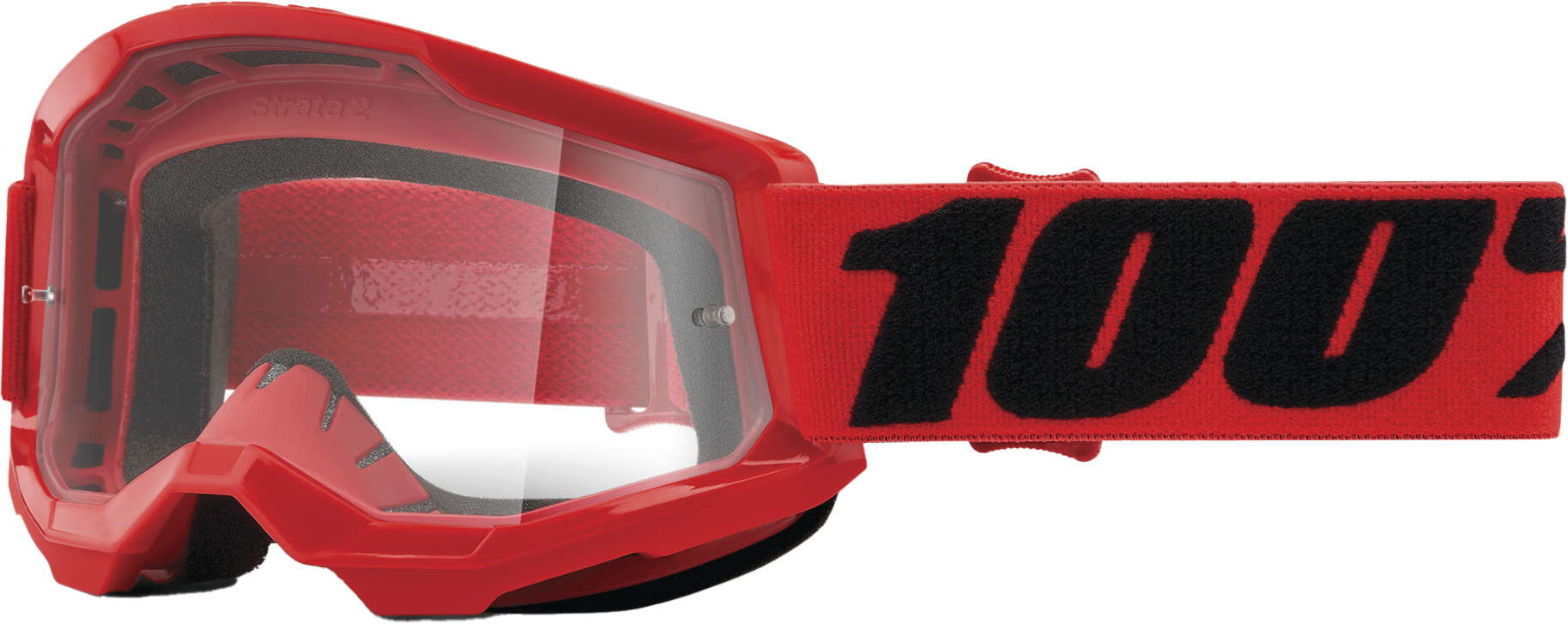 Strata 2 Junior Goggle Red Clear Lens