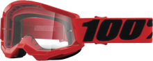 Strata 2 Junior Goggle Red Clear Lens