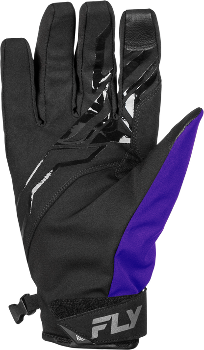 Title Gloves Black/Purple/Grey Xs