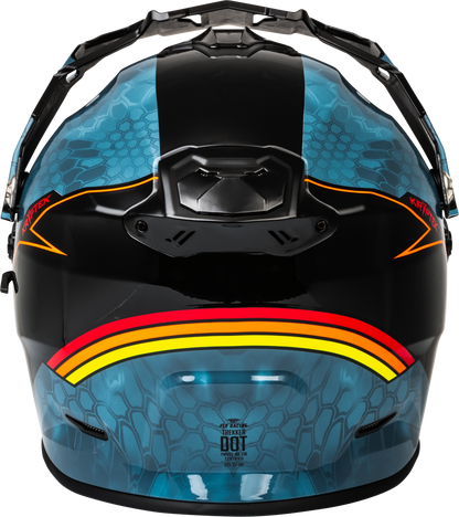 Trekker Cw Conceal Helmet Elec Shld Slate/Black/Red Lg