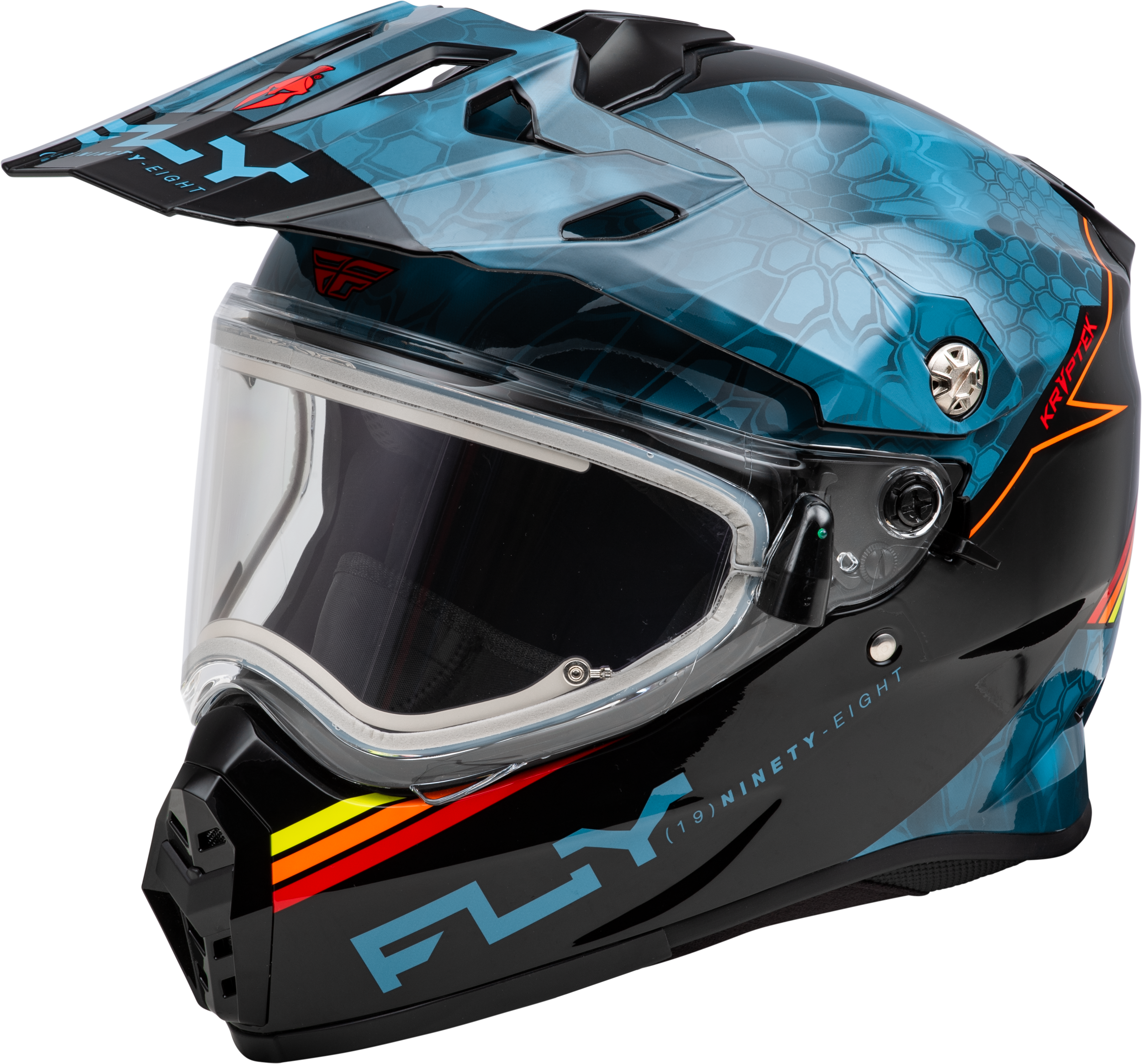 Trekker Cw Conceal Helmet Elec Shld Slate/Black/Red Md